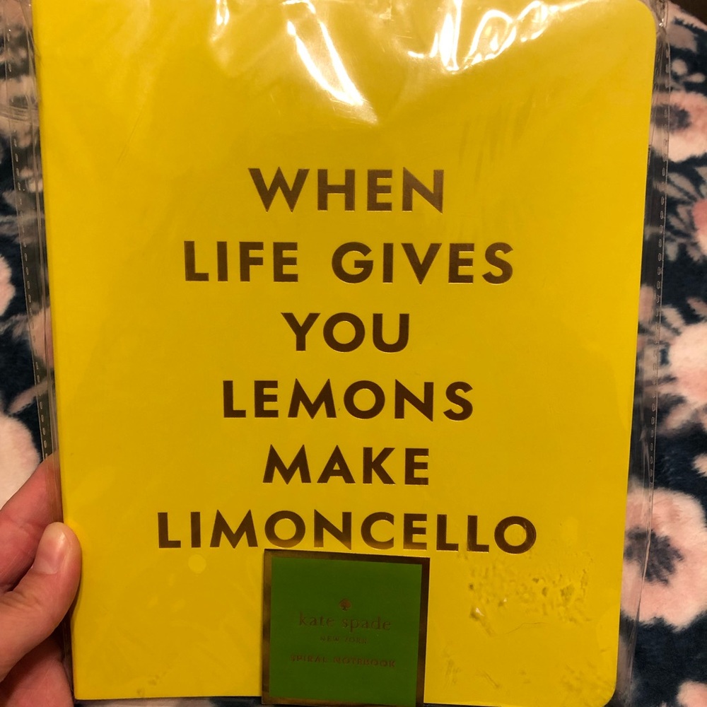 Kate Spade Limoncello Spiral Notebook